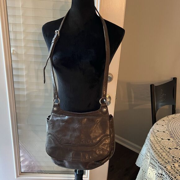 frye crossbody bag leather tote handbag Melissa - Picture 1 of 8